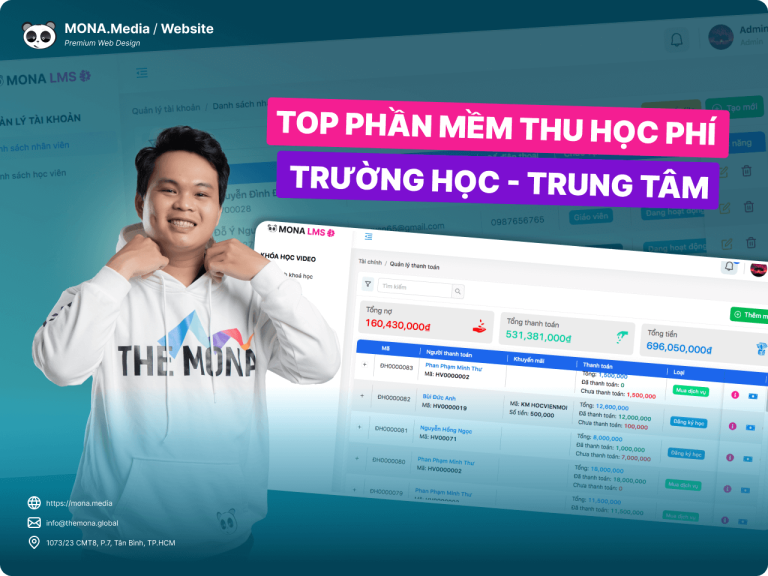 Top 10 Phần Mềm Quản Lý Thu Học Phí Tốt Nhất Cho Trường Học – Trung Tâm