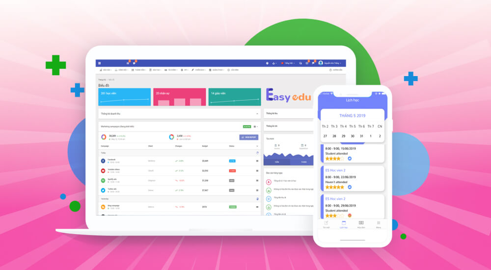 Ứng dụng thu học phí trực tuyến Easy Edu