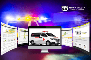 Thiết kế website cho thuê xe cấp cứu hiện đại – đa tính năng