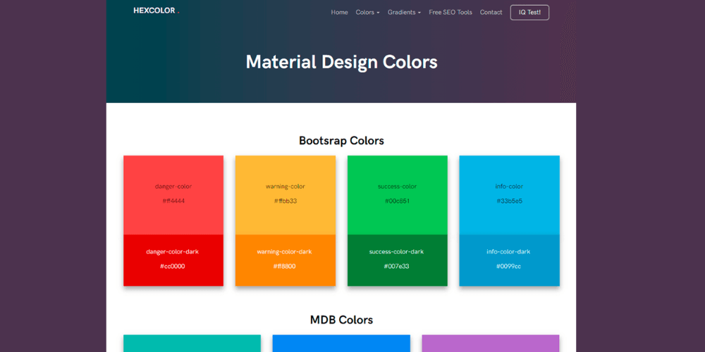 material designer colors
