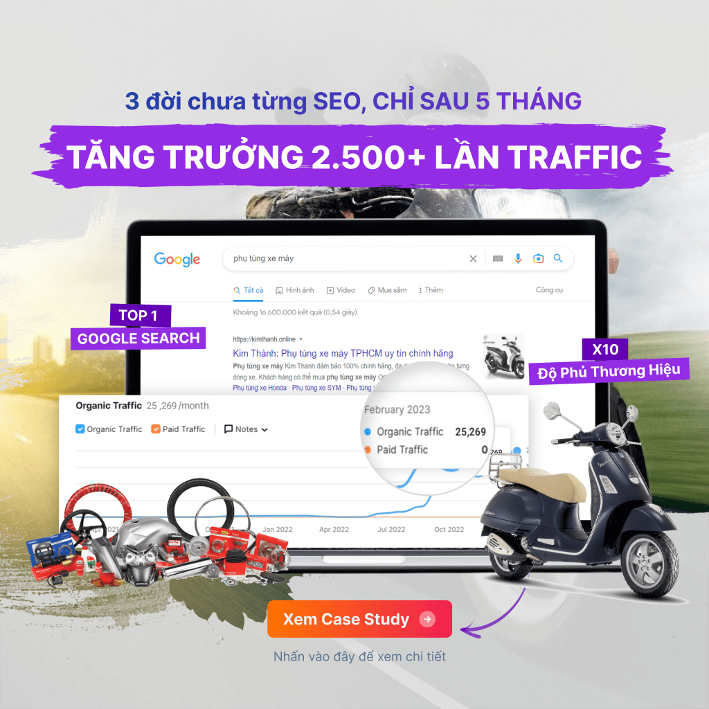 Case study SEO thành công cho thương hiệu phụ tùng Kim Thành