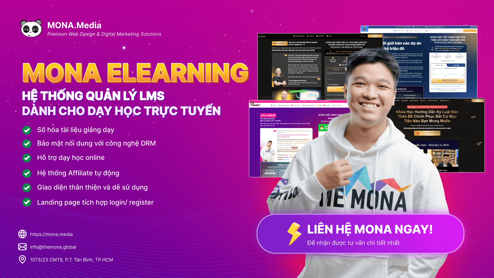 Hệ thống phần mềm MONA Elearning