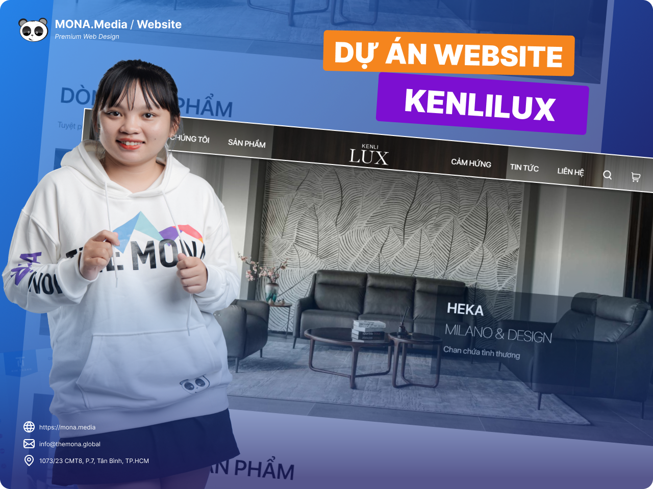 Dự án website Kenli Lux