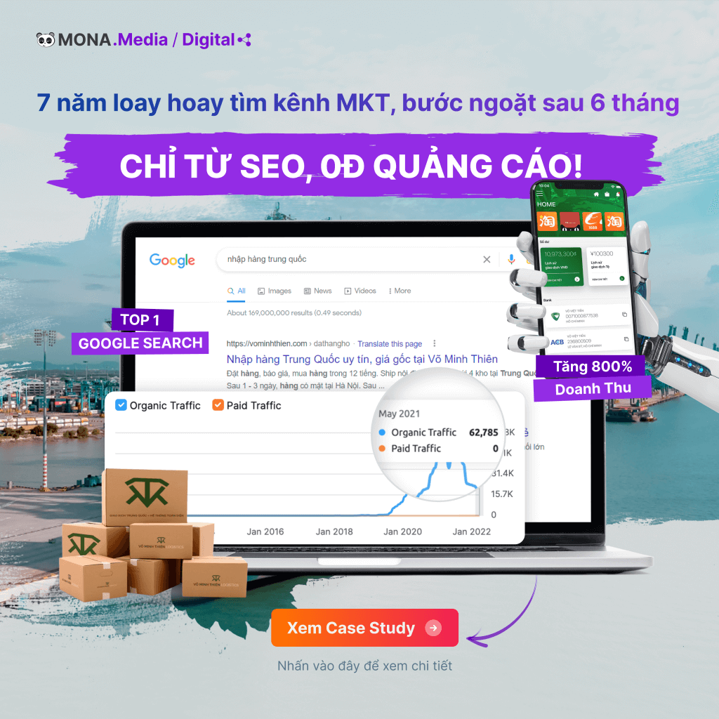 Case study SEO thành công cho thương hiệu Võ Minh Thiên Logistics