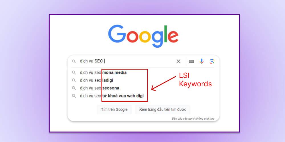 Bổ sung LSI Keywords cho bài viết