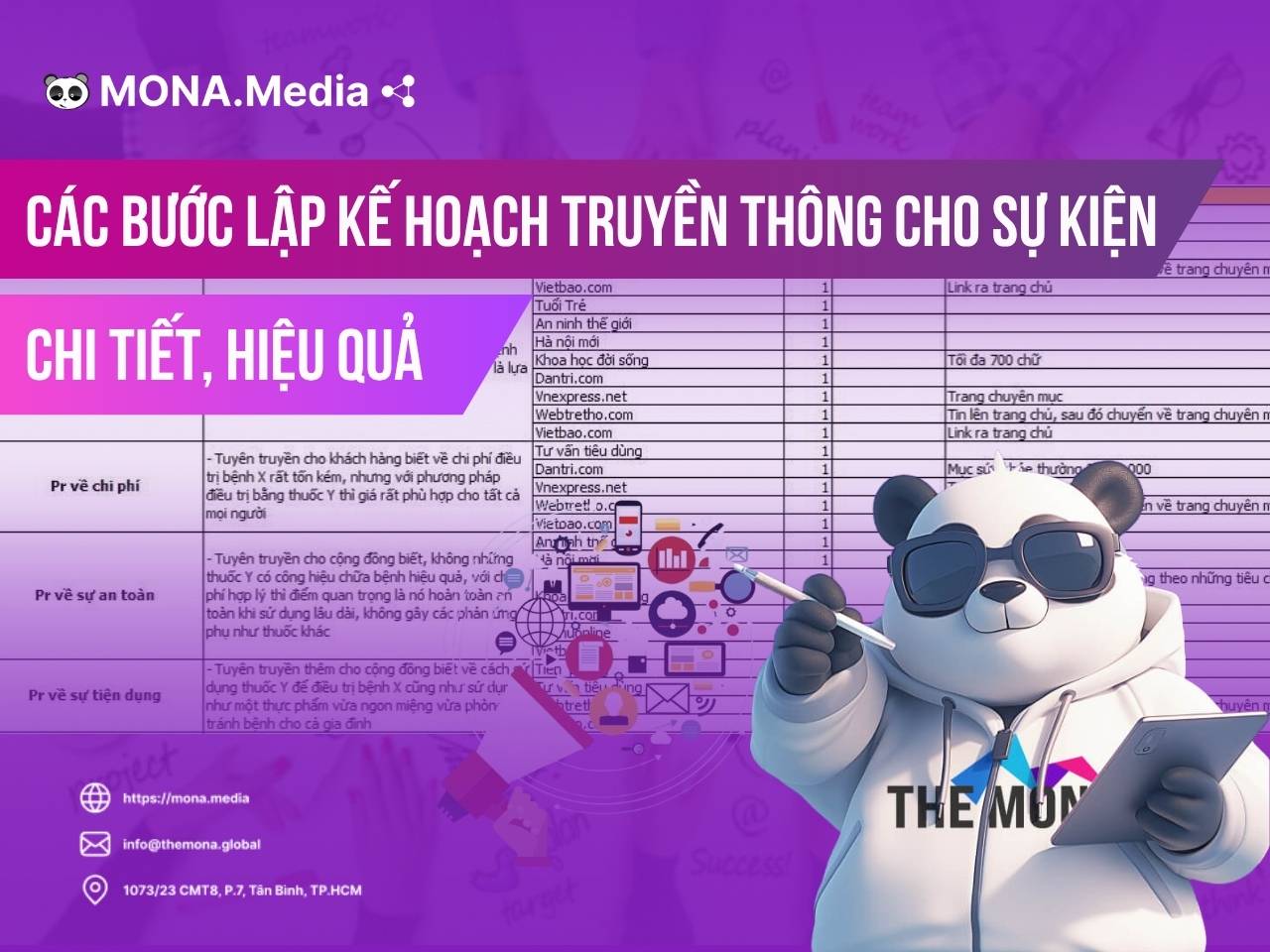 Hướng dẫn các bước lập kế hoạch truyền thông cho sự kiện hiệu quả