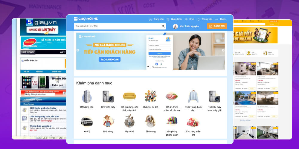 Các loại website rao vặt