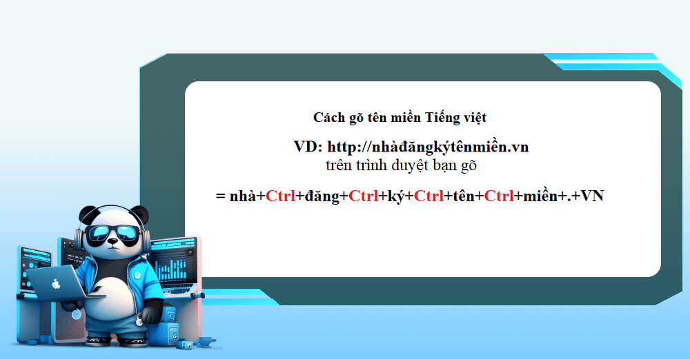 Cách gõ domain tiếng Việt trên thanh địa chỉ