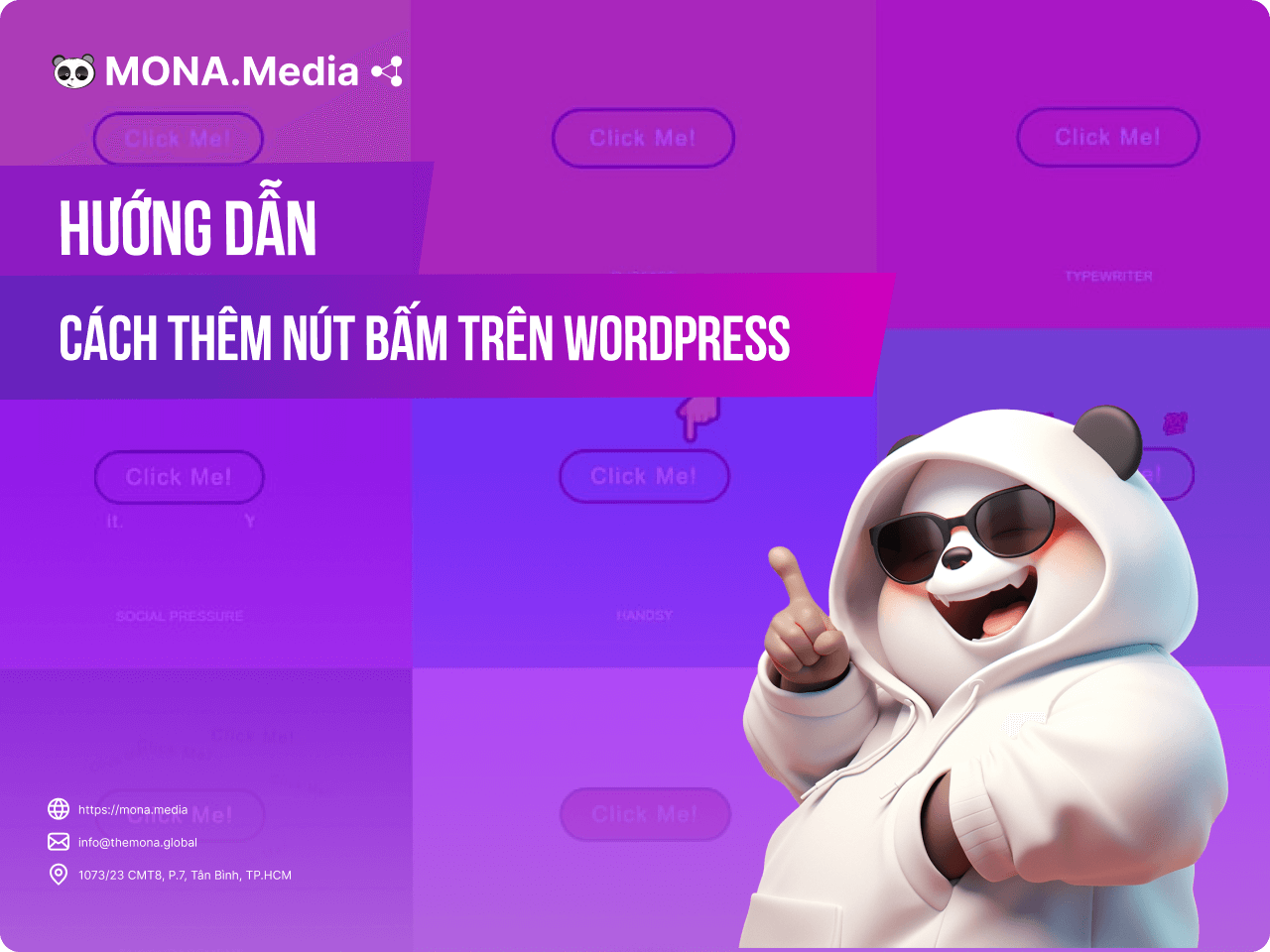 Hướng dẫn cách thêm nút bấm trên wordpress