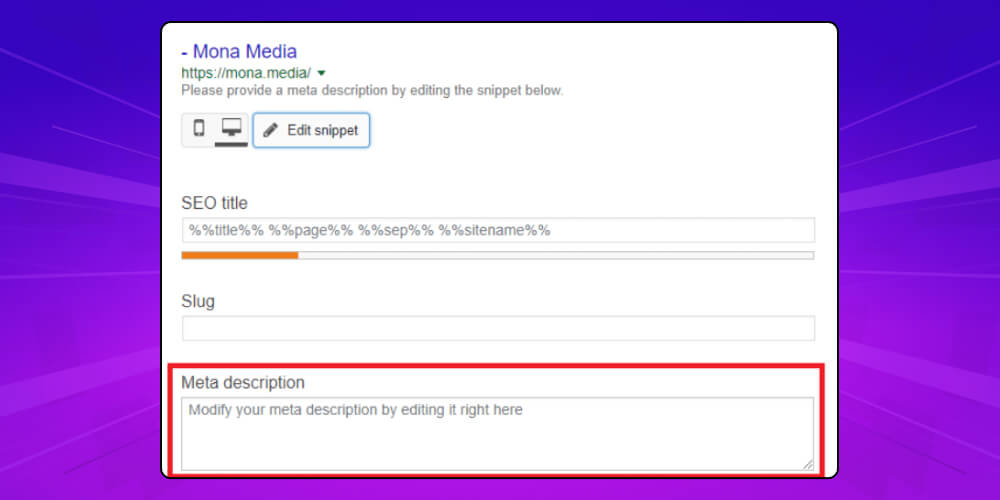 Hướng dẫn thêm thẻ meta description vào wordpress