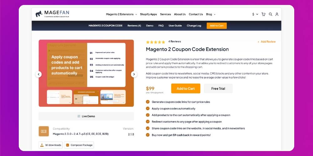 Sử dụng Magento giúp thực hiện các hoạt động Marketing dễ dàng hơn
