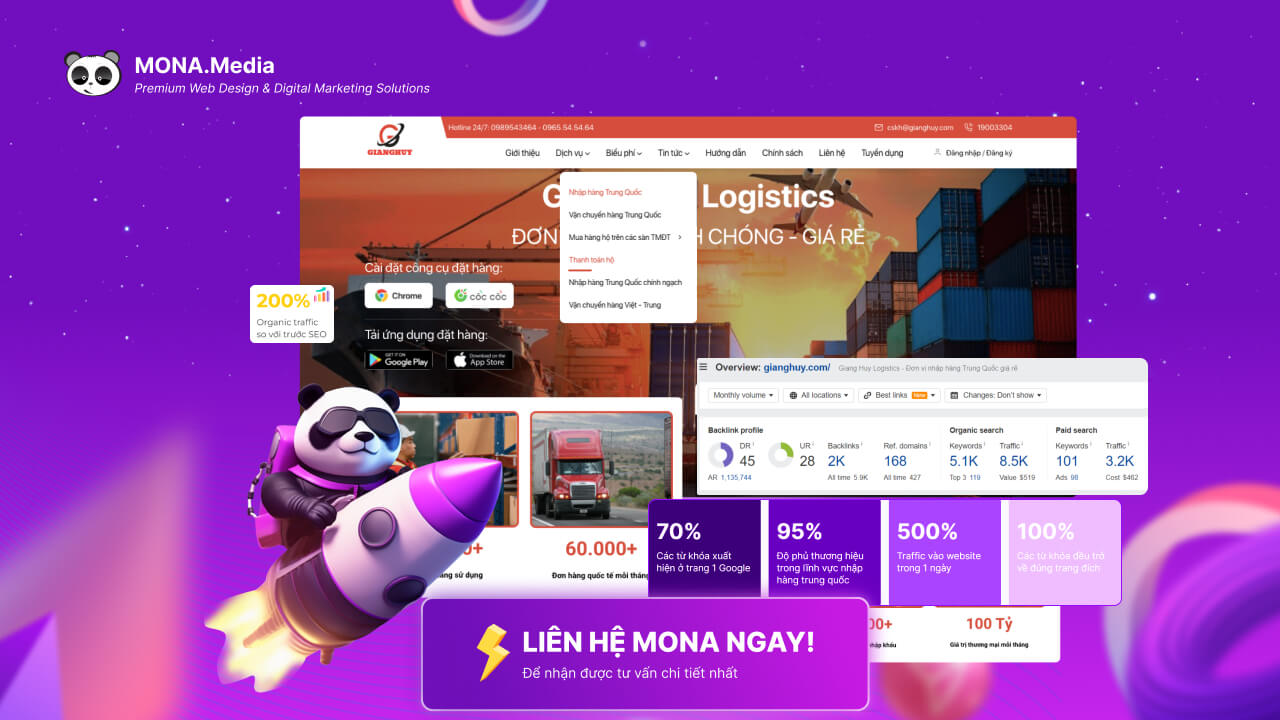 chiến lược SEO tổng thể bài bản tại MONA Media