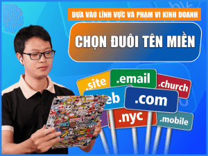 Cách chọn đuôi tên miền cho website