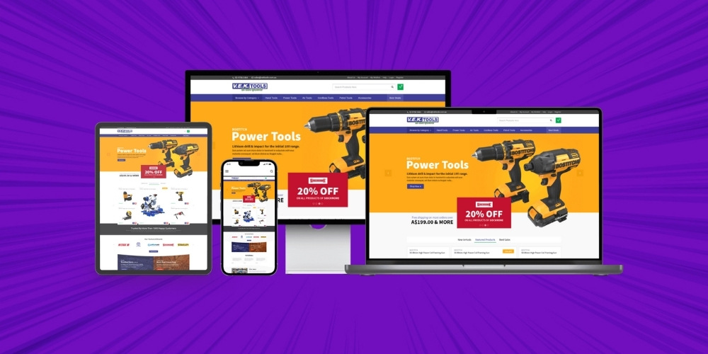 Thiết kế website cơ khí chuẩn responsive