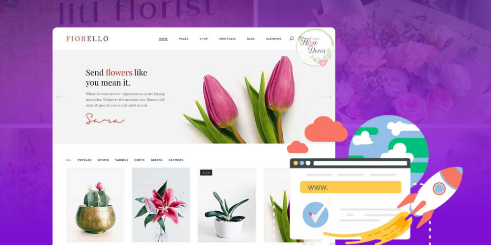 chức năng cơ bản web bán hoa