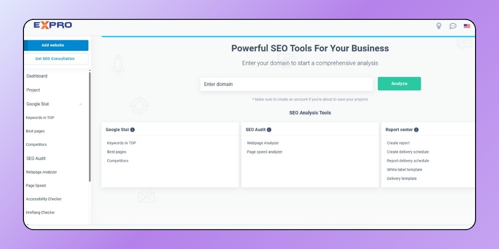 Công cụ Expro kiểm tra backlink
