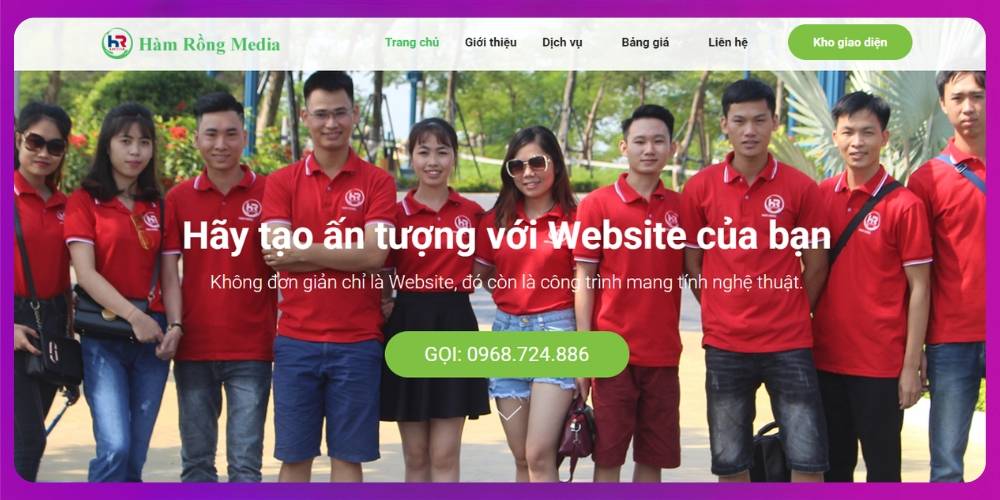 Hàm Rồng Media - Công ty thiết kế web Thanh Hoá uy tín, hiệu quả