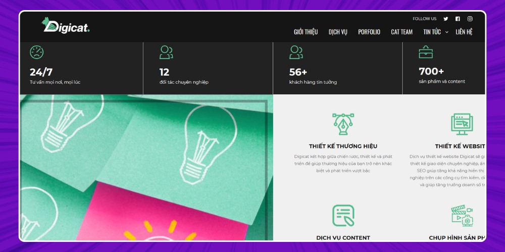 Chọn Digicat khi muốn thiết kế website An Giang