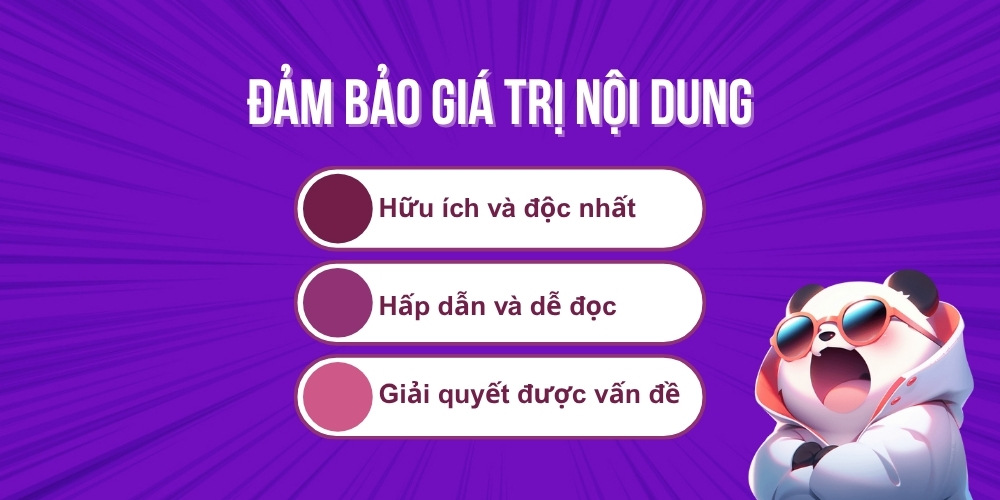 Đảm bảo giá trị nội dung khi làm SEO Content