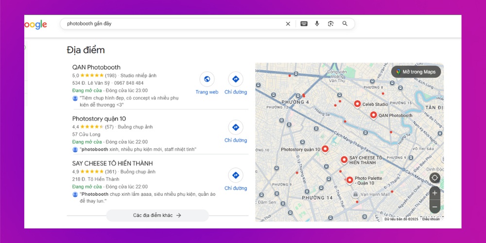 Địa điểm giải trí nên sử dụng dịch vụ xác minh Google Maps Địa điểm giải trí nên sử dụng dịch vụ xác minh Google Maps
