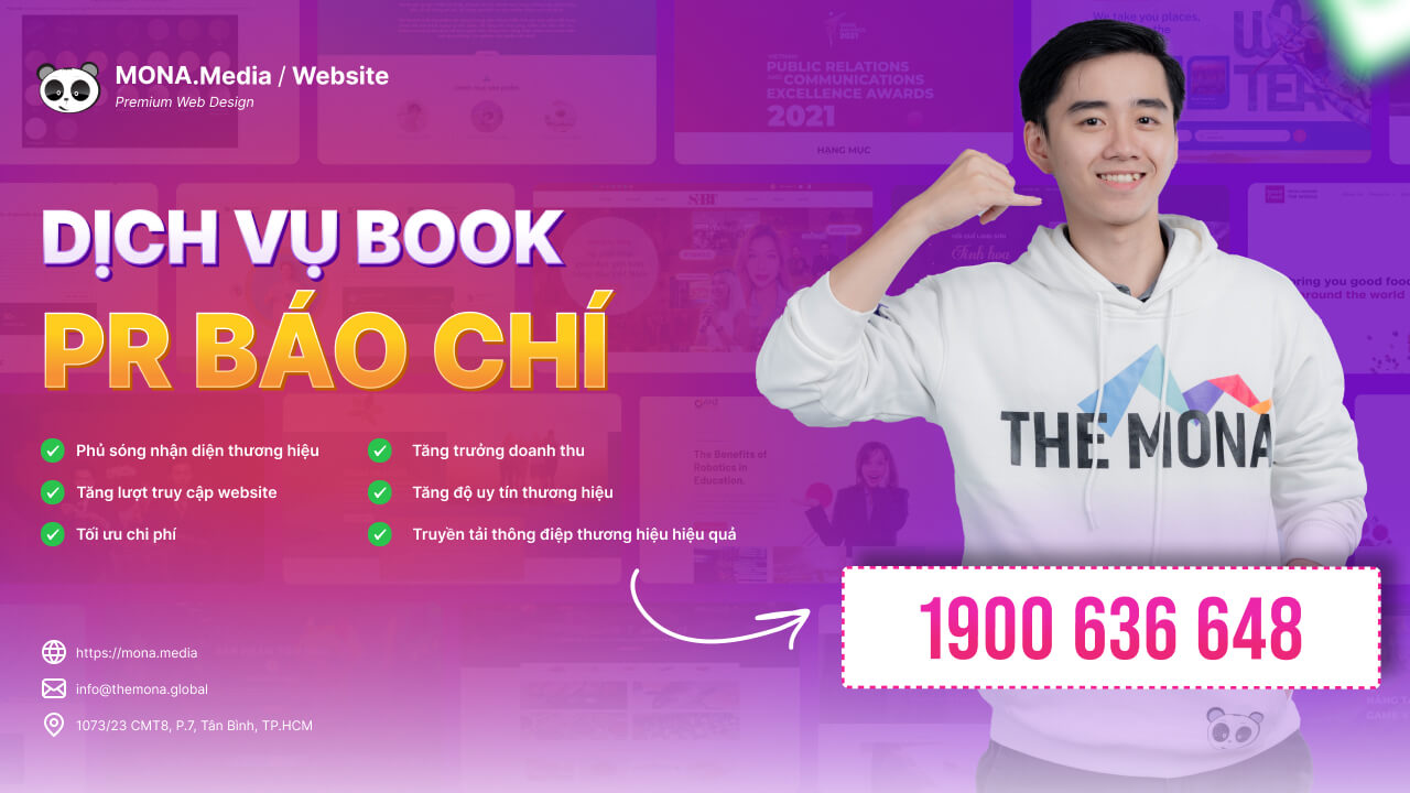 Liên hệ ngay để MONA tư vấn miễn phí cho bạn dịch vụ book pr báo
