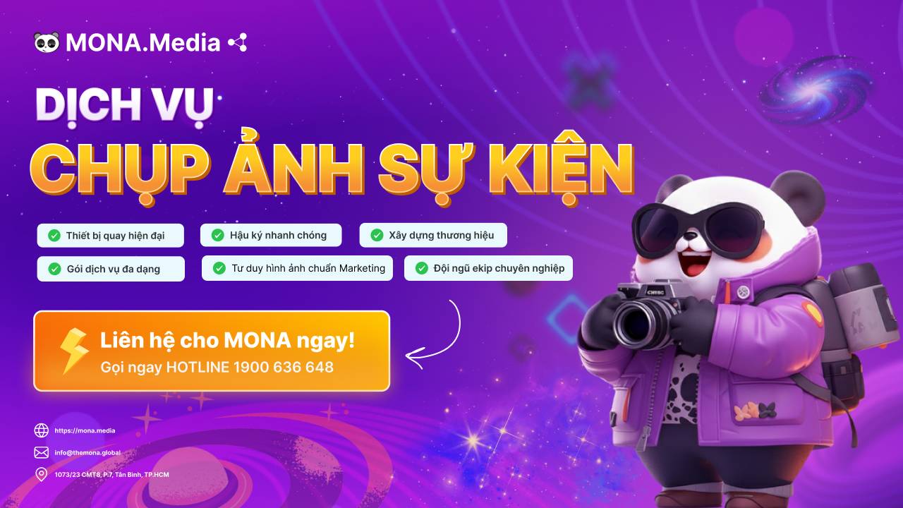 Dịch vụ chụp ảnh sự kiện chuyên nghiệp, giá tốt tại MONA Media