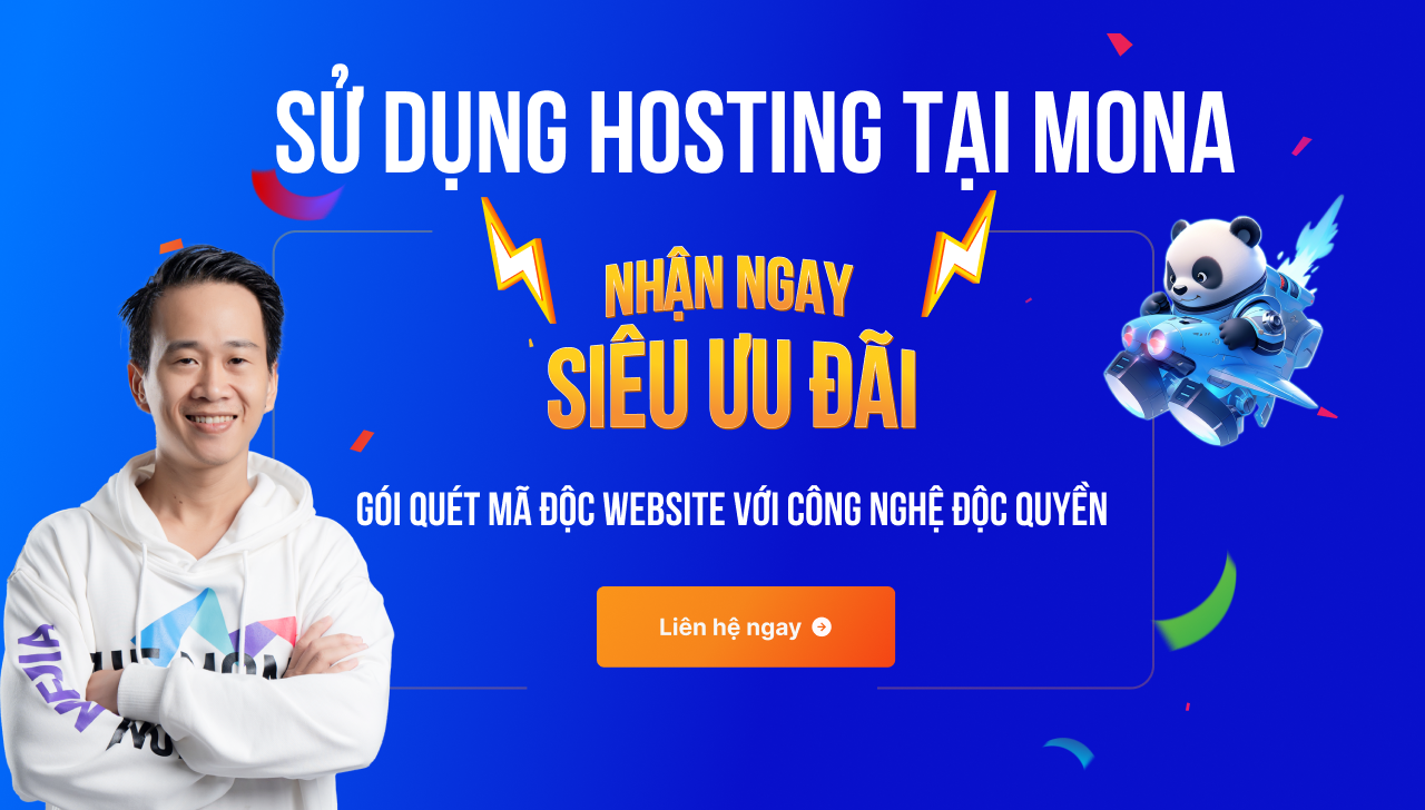 Dịch vụ web hosting của MONA