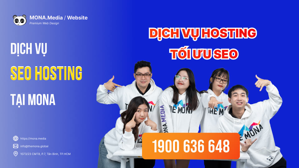 Dịch vụ SEO hosting tại MONA