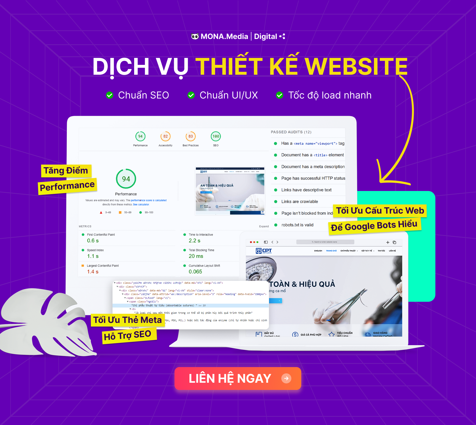 dịch vụ thiết kế website