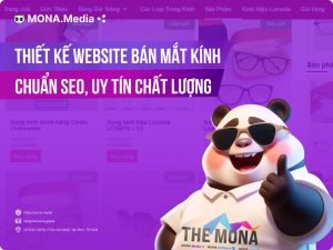 Dịch vụ thiết kế website bán mắt kính online chuẩn SEO, ấn tượng