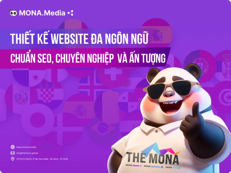 Dịch vụ thiết kế website đa ngôn ngữ chuẩn SEO, ấn tượng