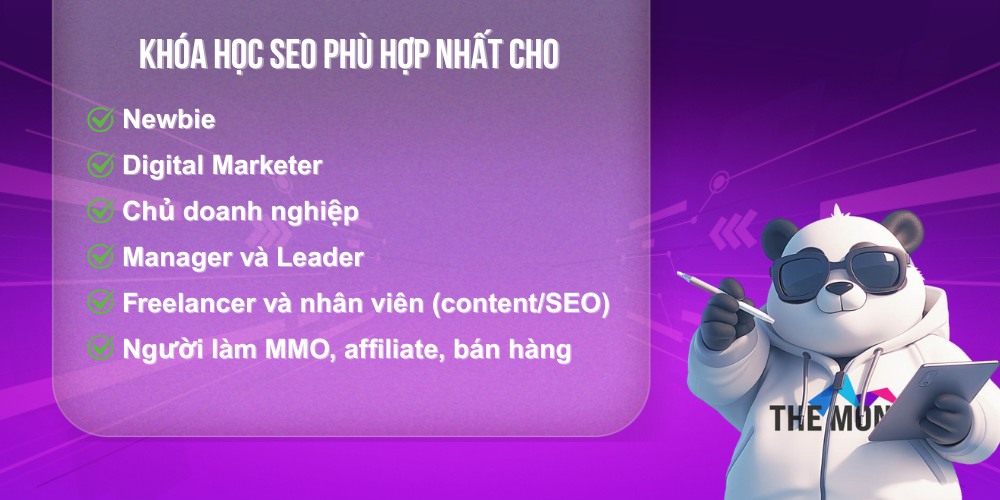 Các đối tượng nên tham gia khóa học làm SEO