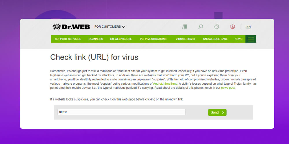 Dr.Web Anti-Virus Link Checker
