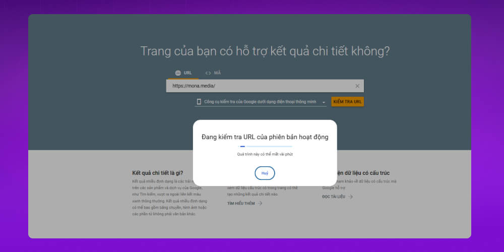 dùng công cụ kiểm tra