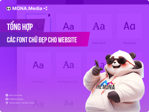 Các font chữ dùng cho website và cách sử dụng