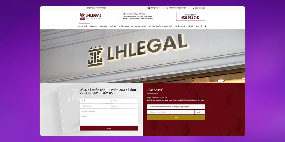 Tối ưu giao diện website visa