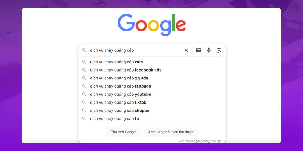 Google Suggestion