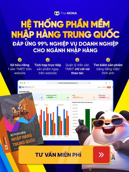 Hệ thống phần mềm nhập hàng Trung Quốc - MONA NHTQ