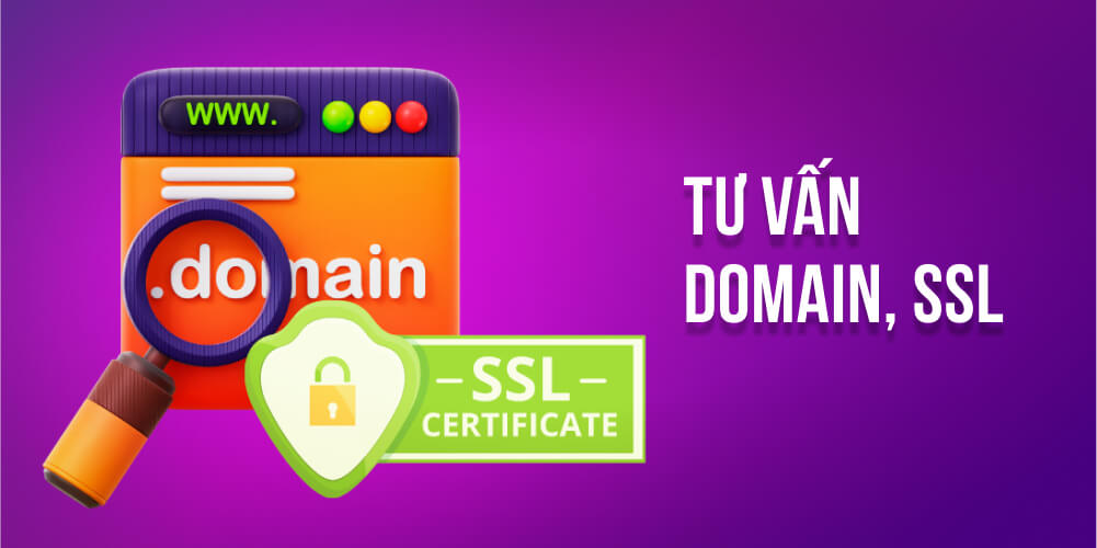 Hỗ trợ tư vấn tên miền, SSL