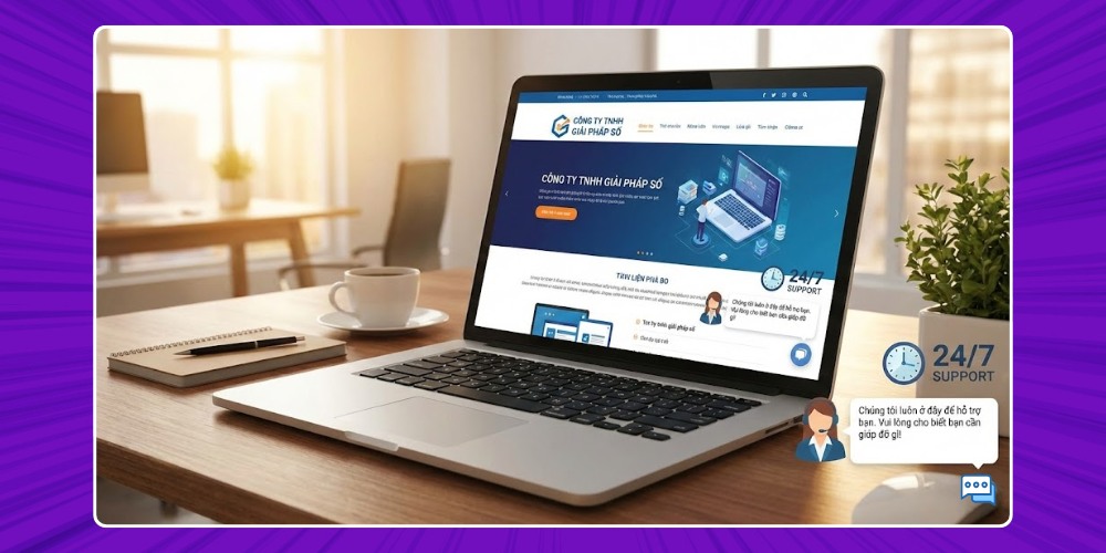 Chăm sóc khách hàng dễ hơn khi thiết kế web An Giang