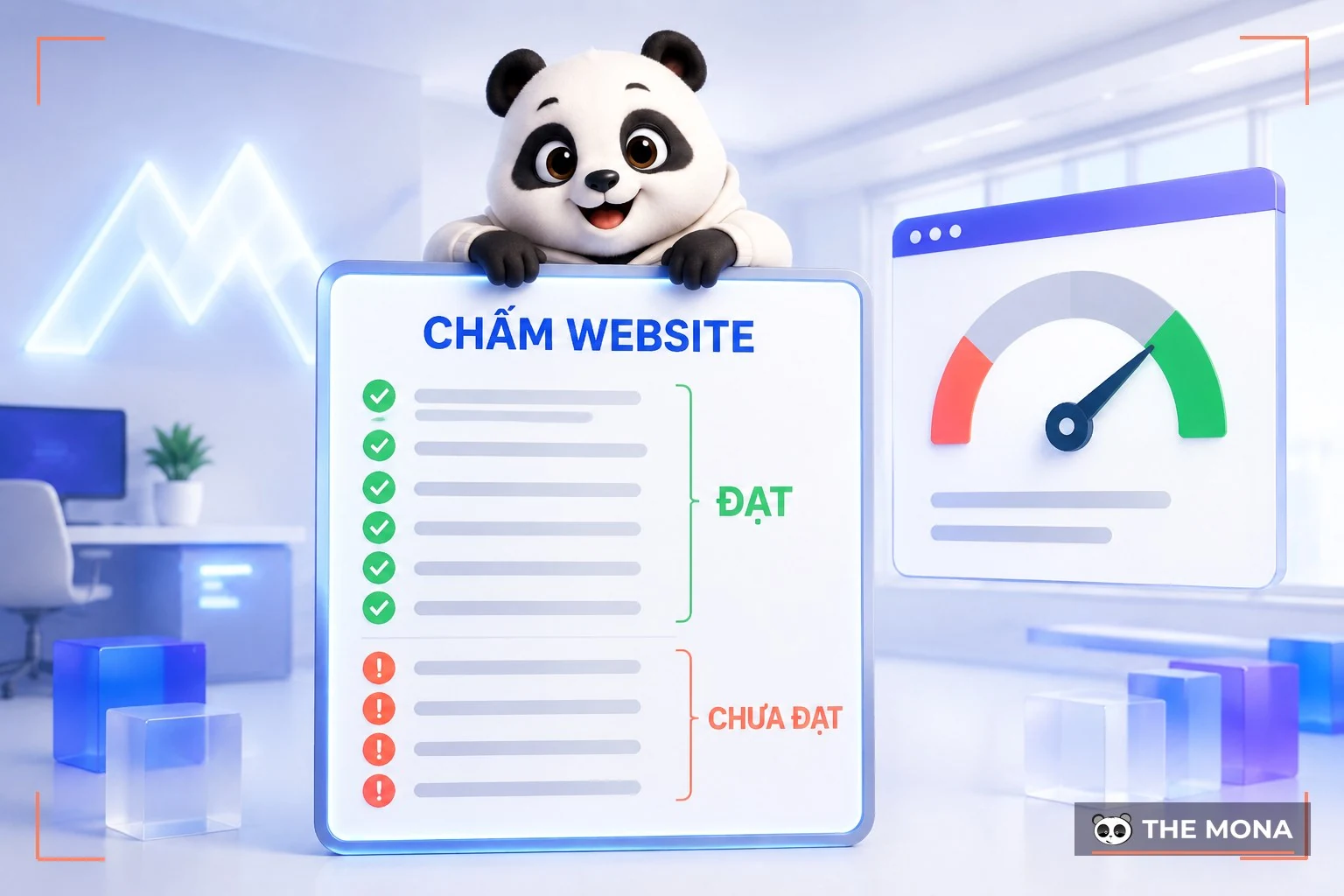 Gấu MONA chấm website theo bảng mười hai điểm kiểm tra chuẩn SEO