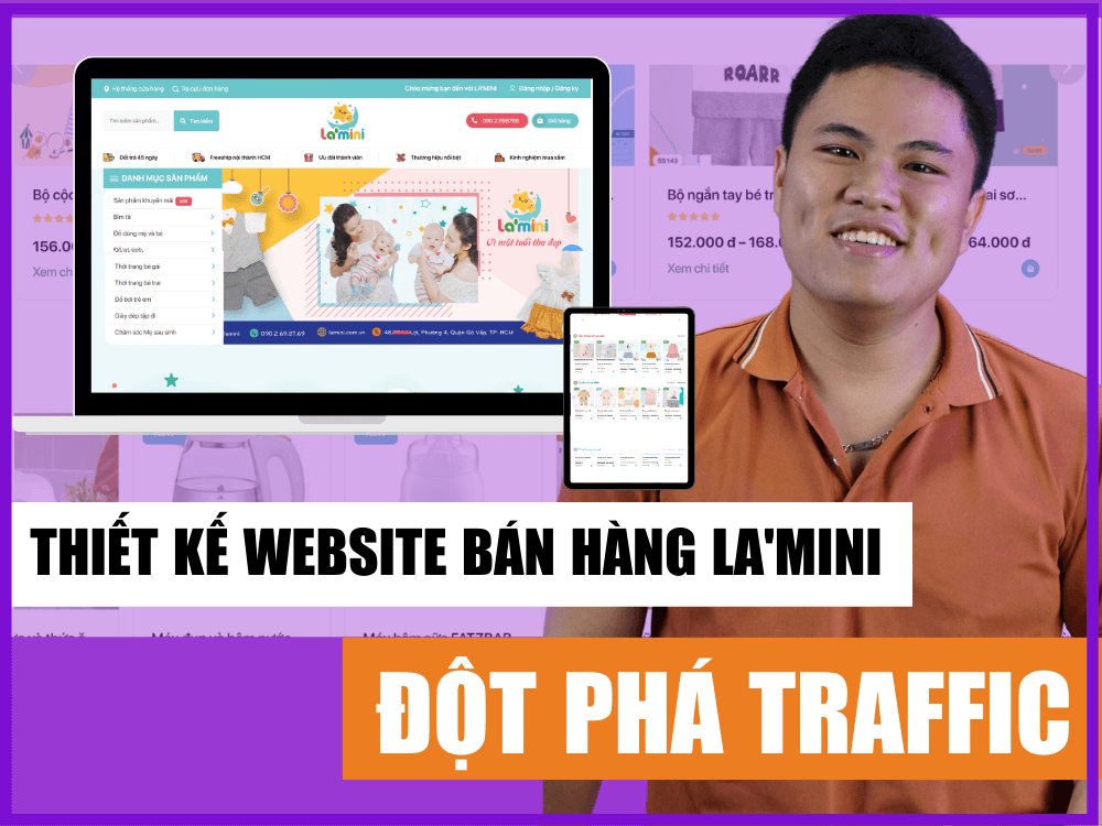 La’mini - Dự Án Website Bán Hàng công ty Minh Nhiên