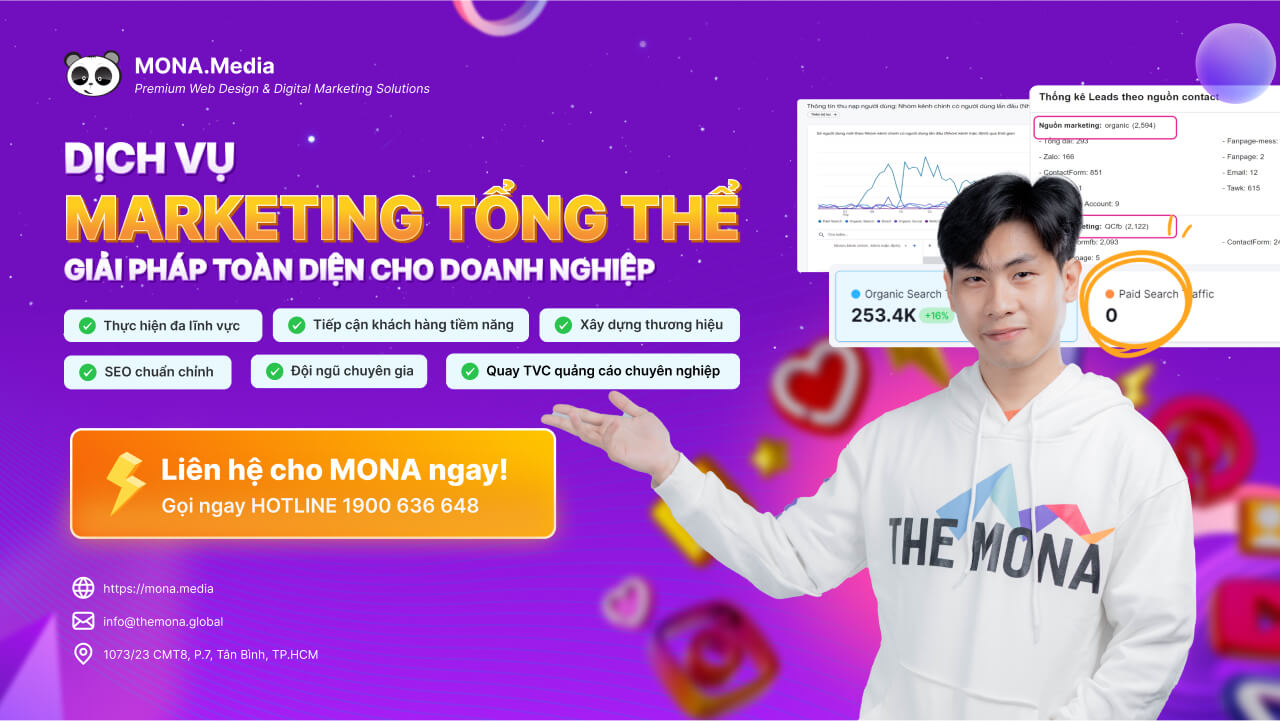 Dịch vụ Marketing tổng thể tại MONA Media