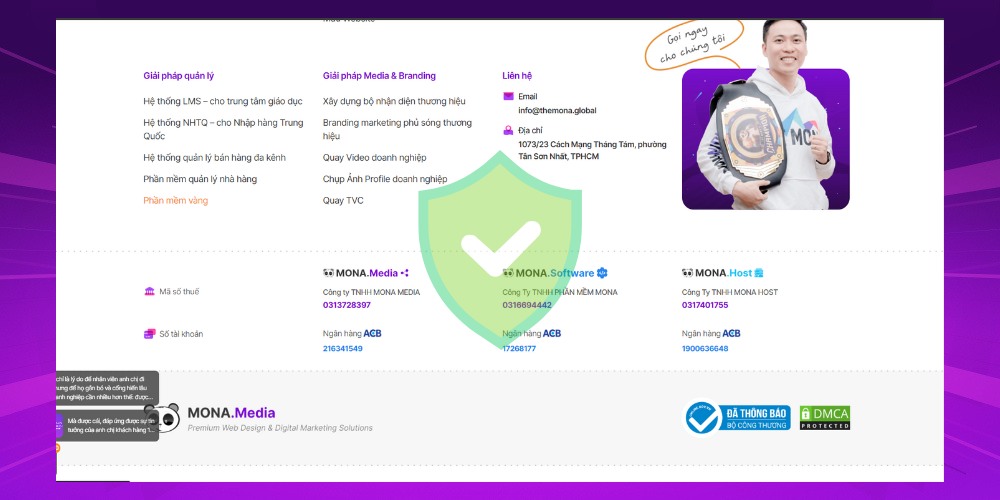 Website đã đăng ký với BCT sẽ tránh rủi ro bị phạt