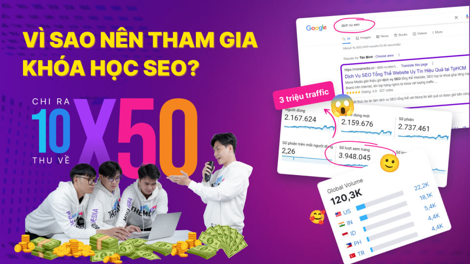 Ưu điểm khi tham gia khoá học SEO