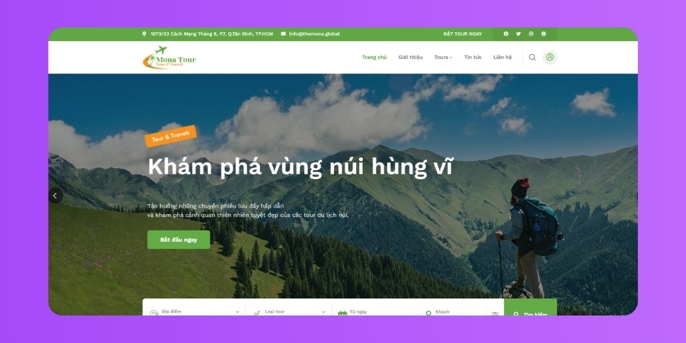 Lợi ích khi thiết kế web du lịch
