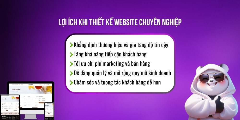Lợi ích khi doanh nghiệp thiết kế kế website