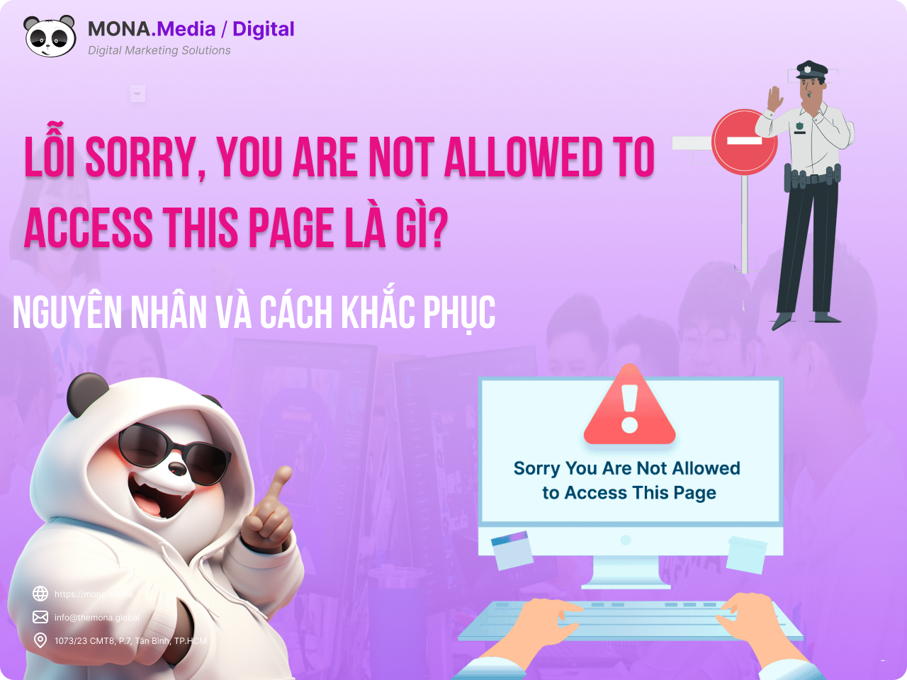 Lỗi sorry you are not allowed to access this page