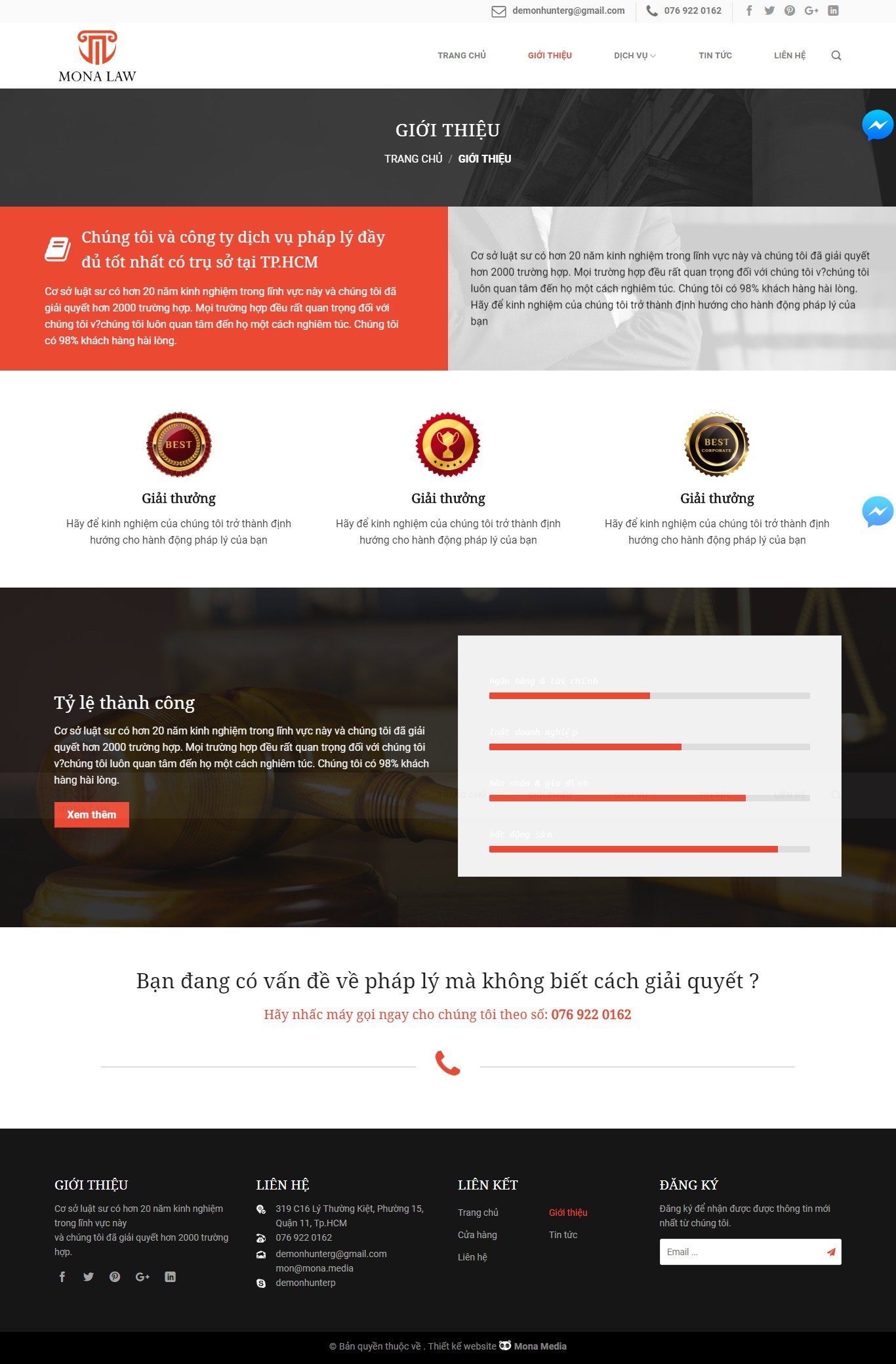 Mẫu website công ty luật 1 Mẫu website công ty luật 1