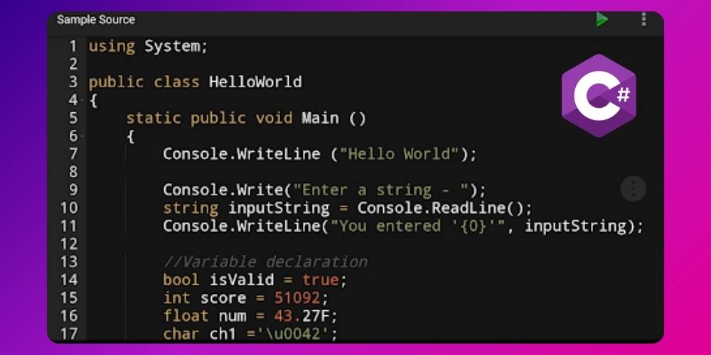 Ngôn ngữ C-Sharp cực kỳ phù hợp để xây dựng web app